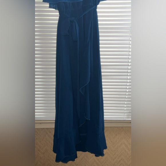 Womens Wedding Guest Midi Dress Flutter Sleeve V Neck Dress. Size 4XL. - Picture 8 of 8